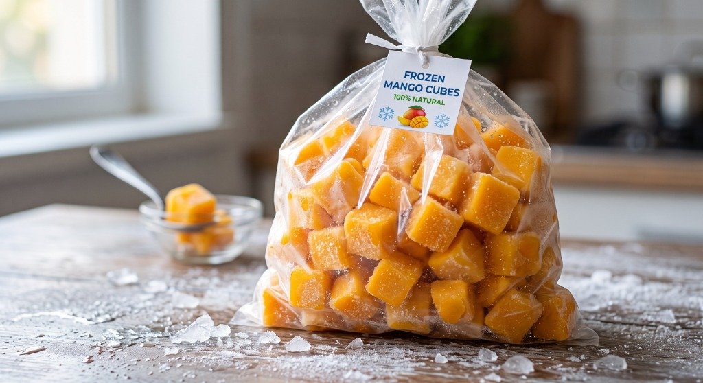 IQF Frozen Mango Cubes/Dices by Middle East Foods
